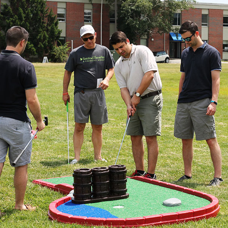 Portable Putt Putt for Corporate Event