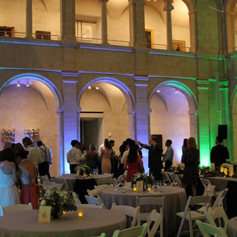 people enjoying a wedding reception