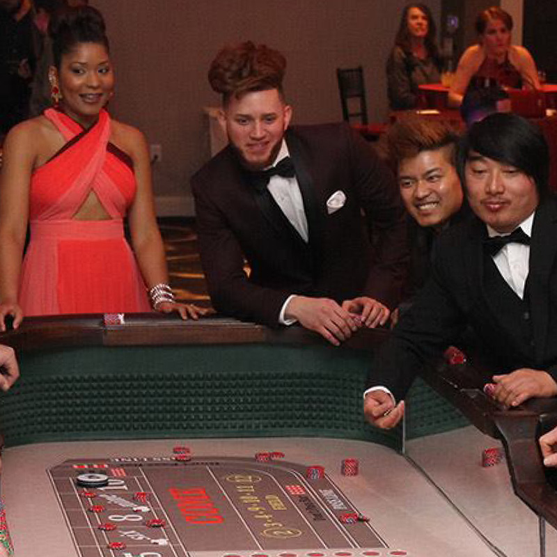 people playing craps