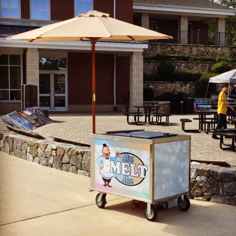 mini melt man ice cream cart