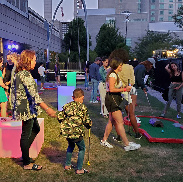 Portable Glow Golf