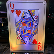 casino card decor