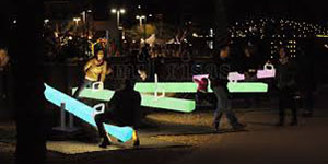 LED SeeSaw 72x300x150